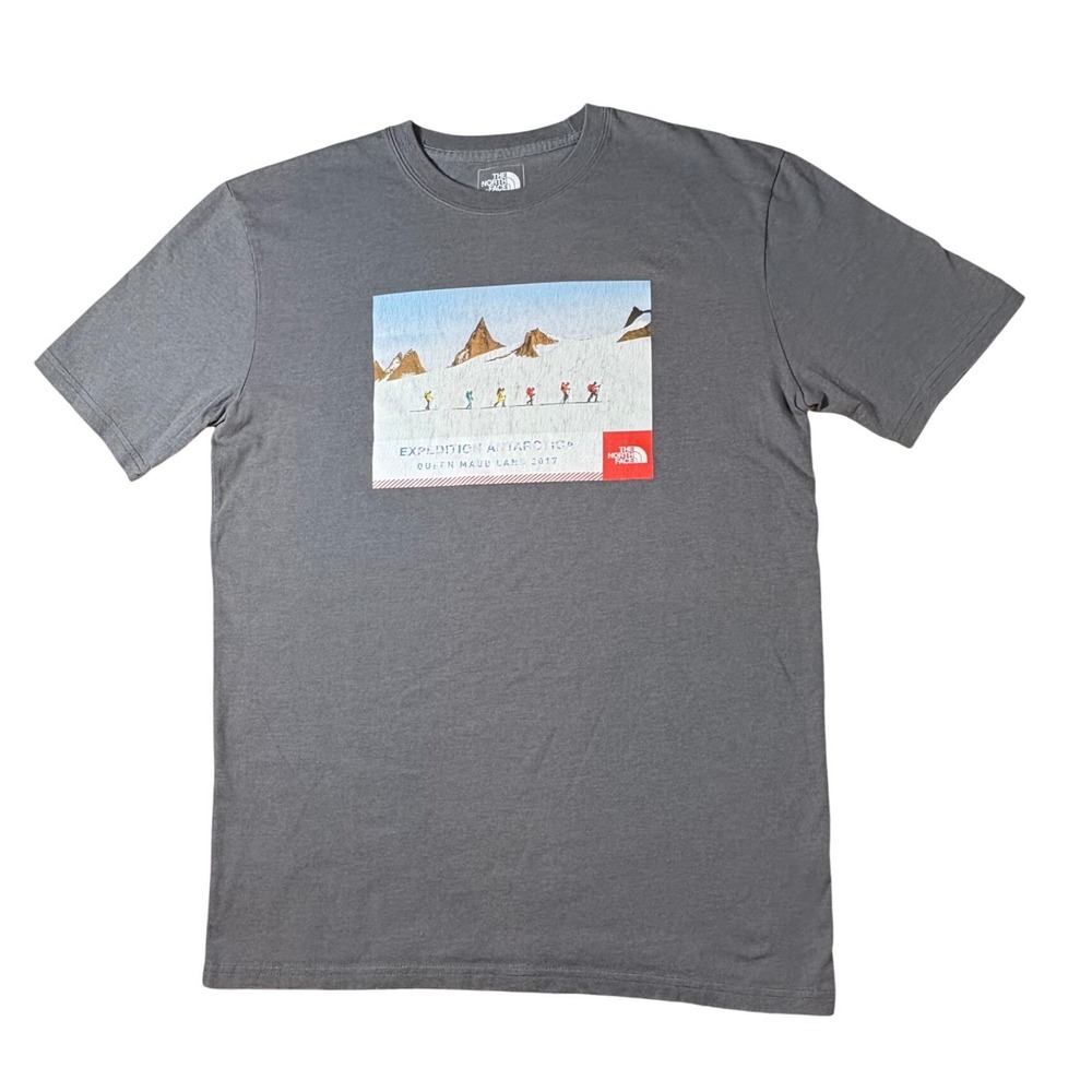 The North Face Expedition Antarctica Tee Graphic Mountain Hiking T-Shirt Men's S